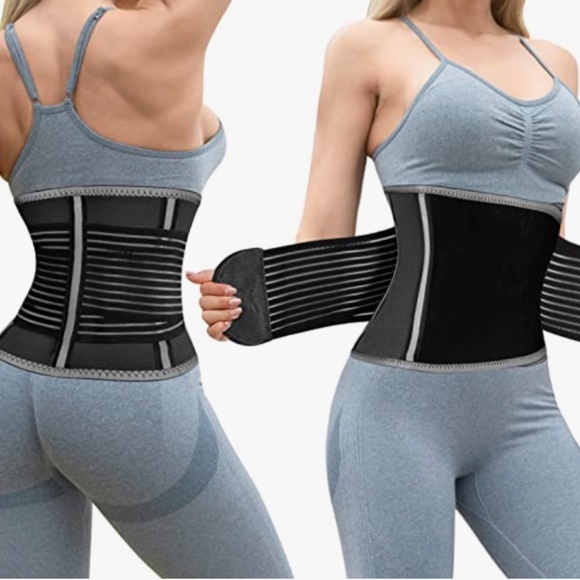 Women Waist Trainer Belt Sweat Effect Belt Waist Cincher Trimmer Slimming Body S main image 7